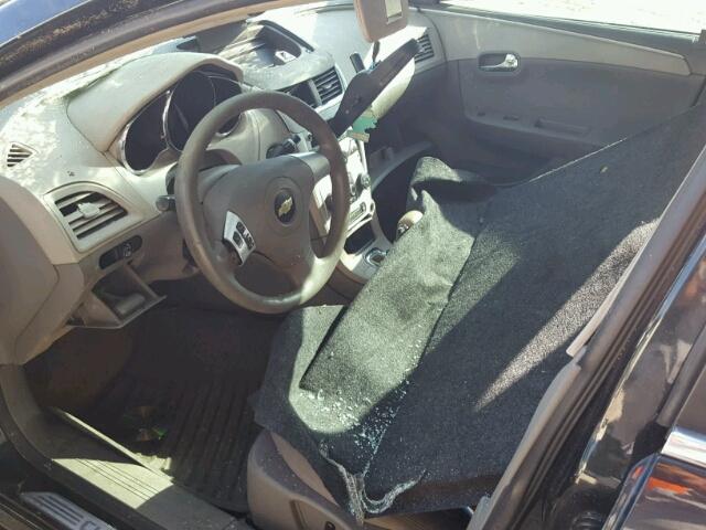 1G1ZG57B29F207032 - 2009 CHEVROLET MALIBU LS შავი ფოტო 5