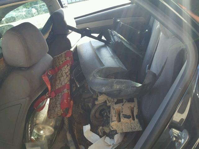 1G1ZG57B29F207032 - 2009 CHEVROLET MALIBU LS შავი ფოტო 6