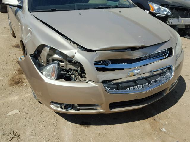 1G1ZK57778F185859 - 2008 CHEVROLET MALIBU LTZ GOLD photo 9