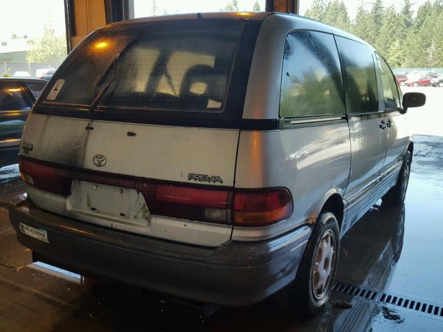 JT3AC22S0P1017332 - 1993 TOYOTA PREVIA LE SILVER photo 4