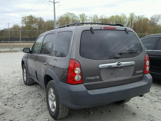 4F2YZ02Z45KM57815 - 2005 MAZDA TRIBUTE I GRAY photo 3