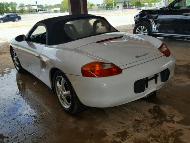 WP0CA298XWU622475 - 1998 PORSCHE BOXSTER WHITE photo 3