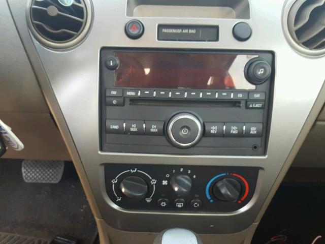 1G8AJ55F16Z205840 - 2006 SATURN ION LEVEL მუქწითელი ფოტო 9