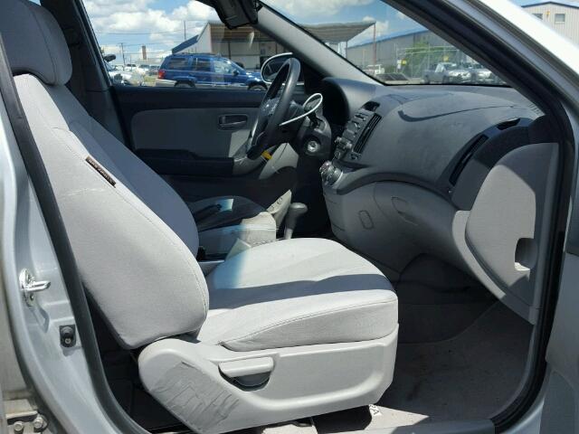 KMHDU46D37U245056 - 2007 HYUNDAI ELANTRA GL SILVER photo 5