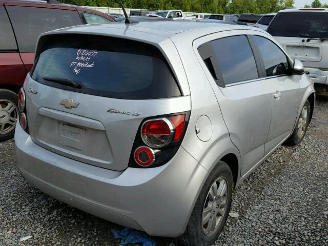 1G1JC6SH4D4102068 - 2013 CHEVROLET SONIC LT SILVER photo 4