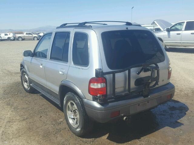 KNDJA723315700987 - 2001 KIA SPORTAGE SILVER photo 3