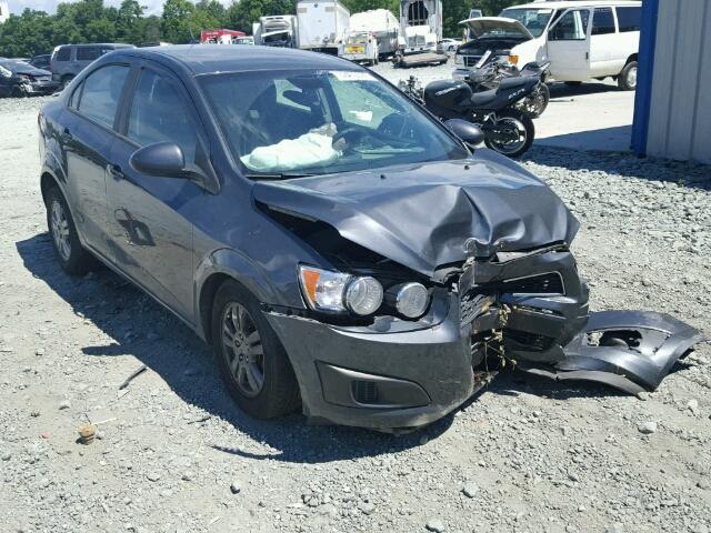 1G1JA5SH3C4197379 - 2012 CHEVROLET SONIC LS GRAY photo 1