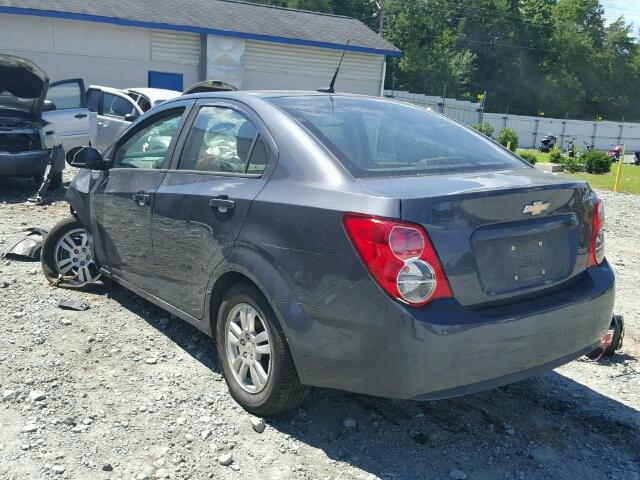 1G1JA5SH3C4197379 - 2012 CHEVROLET SONIC LS GRAY photo 3