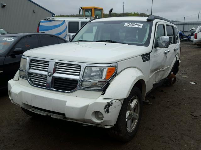 1D8GU58K57W663157 - 2007 DODGE NITRO SLT WHITE photo 2