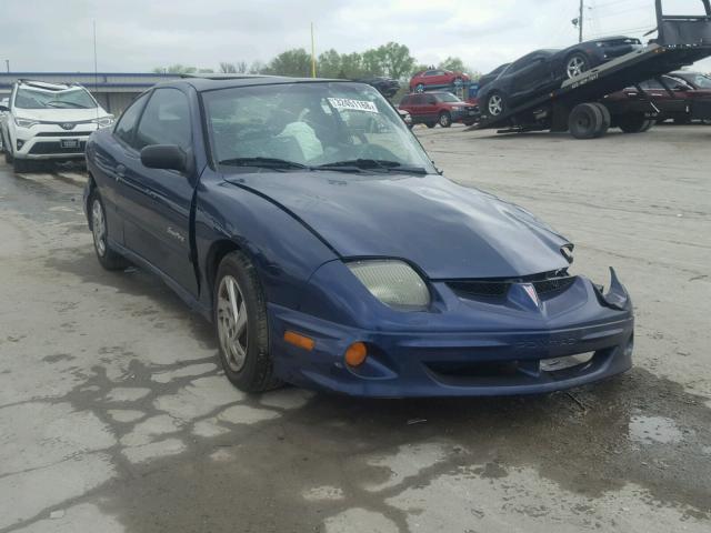 1G2JB124627253102 - 2002 PONTIAC SUNFIRE SE BLUE photo 1