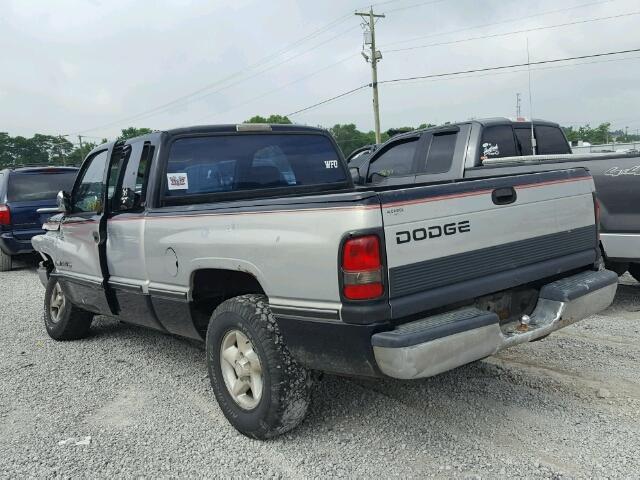 1B7HC13Y4VJ568741 - 1997 DODGE RAM 1500 TWO TONE photo 3