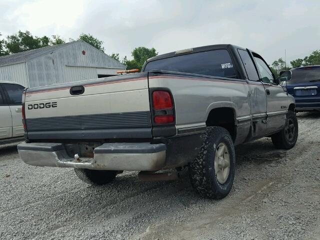 1B7HC13Y4VJ568741 - 1997 DODGE RAM 1500 TWO TONE photo 4