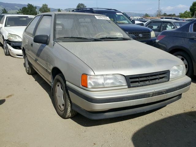 KMHVD12J3MU130399 - 1991 HYUNDAI EXCEL TAN photo 1