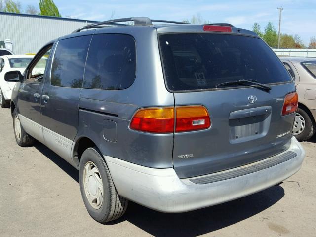 4T3ZF13C6WU021036 - 1998 TOYOTA SIENNA LE GRAY photo 3