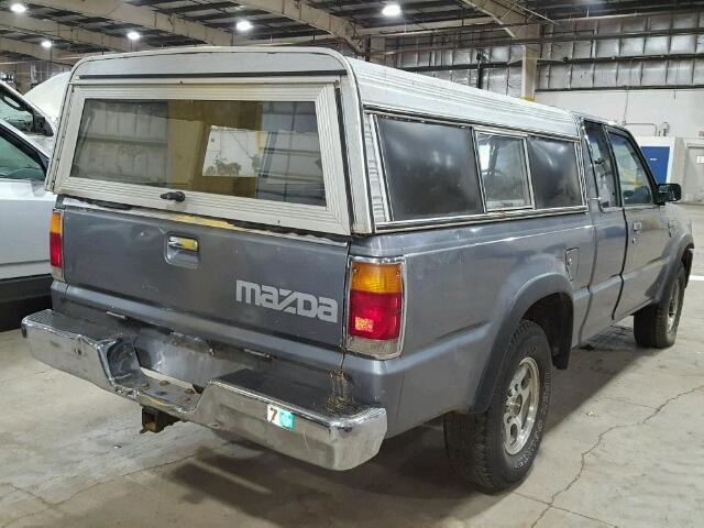 JM2UF6149M0163378 - 1991 MAZDA B2600 CAB GRAY photo 4