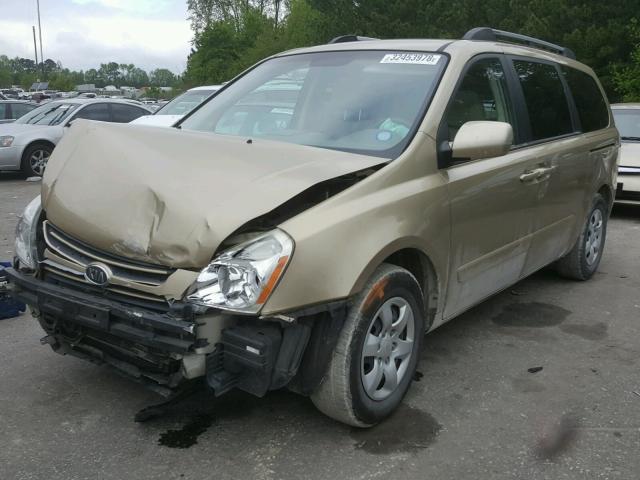 KNDMB233966080482 - 2006 KIA SEDONA EX GOLD photo 2