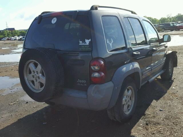1J4GL48K86W102780 - 2006 JEEP LIBERTY CHARCOAL photo 4