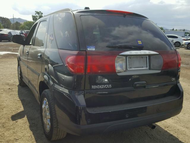 3G5DA03L87S585151 - 2007 BUICK RENDEZVOUS BLACK photo 3