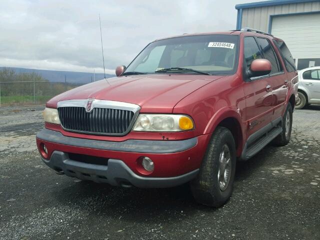 5LMPU28A0XLJ19146 - 1999 LINCOLN NAVIGATOR 红色 照片 2