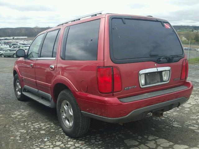 5LMPU28A0XLJ19146 - 1999 LINCOLN NAVIGATOR 红色 照片 3