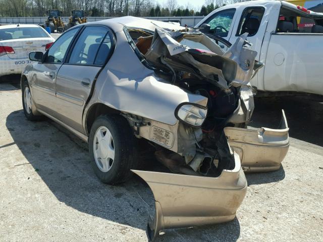 1G1NE52J4Y6250952 - 2000 CHEVROLET MALIBU LS 棕色 照片 3