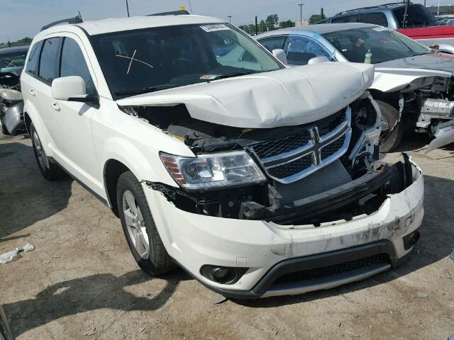 3D4PH1FG2BT562413 - 2011 DODGE JOURNEY MA WHITE photo 1