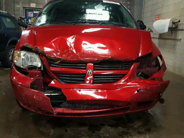 1D4GP24R76B697195 - 2006 DODGE GRAND CARA RED photo 9