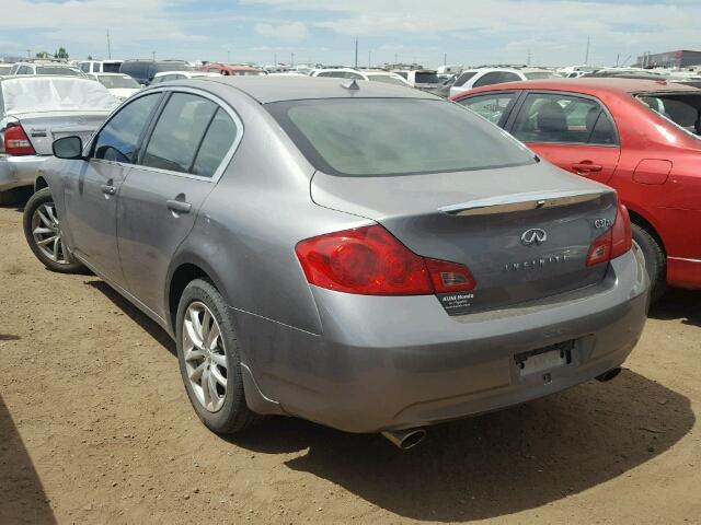 JNKCV61F19M052472 - 2009 INFINITI G37 AWD SILVER photo 3