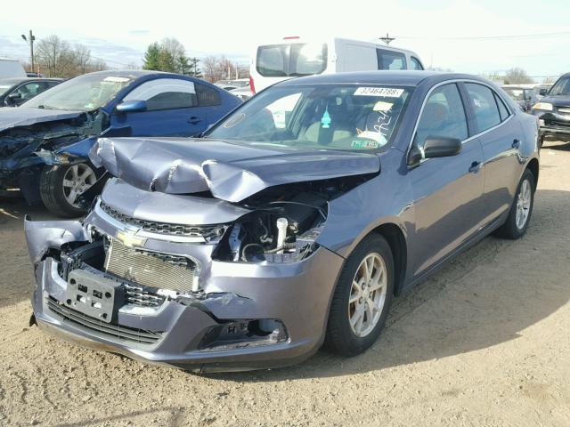 1G11A5SL1EF106976 - 2014 CHEVROLET MALIBU LS GRAY photo 2