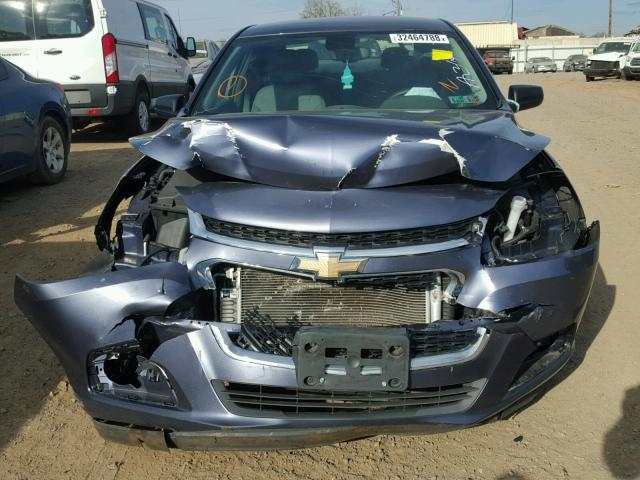 1G11A5SL1EF106976 - 2014 CHEVROLET MALIBU LS GRAY photo 9