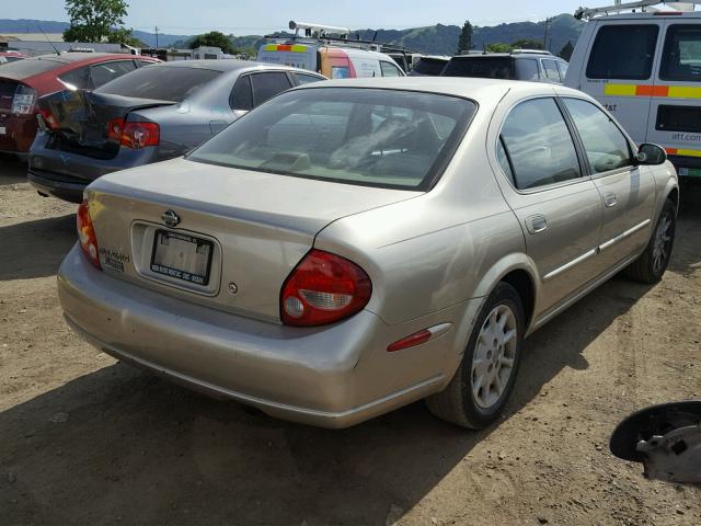 JN1CA31D81T813361 - 2001 NISSAN MAXIMA GXE BEIGE photo 4