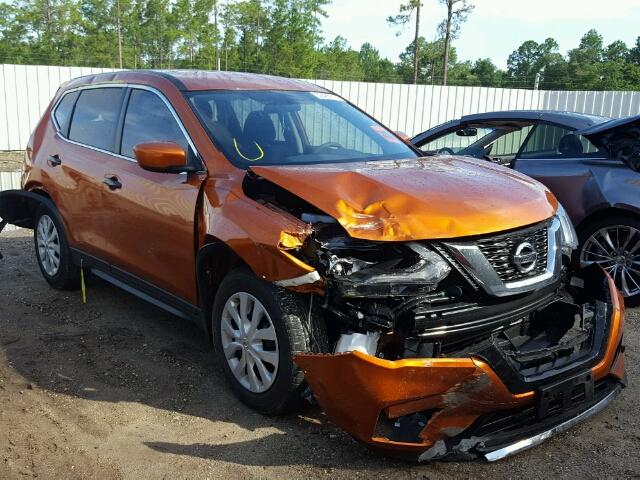 5N1AT2MT5HC743593 - 2017 NISSAN ROGUE S ORANGE photo 1