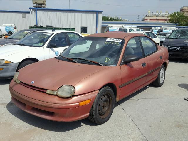 3B3ES47CXTT248367 - 1996 DODGE NEON HIGHL RED photo 2