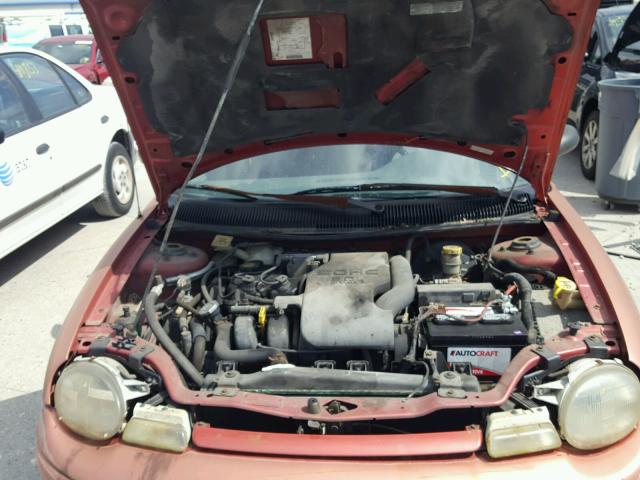 3B3ES47CXTT248367 - 1996 DODGE NEON HIGHL RED photo 7