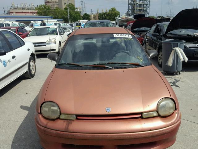 3B3ES47CXTT248367 - 1996 DODGE NEON HIGHL RED photo 9