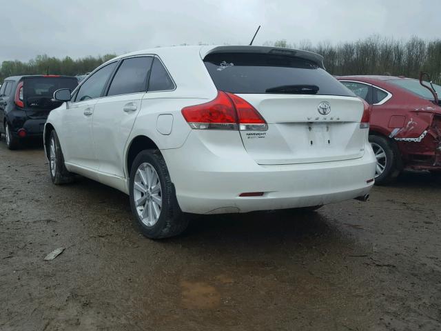 4T3BA3BB7BU027880 - 2011 TOYOTA VENZA BASE WHITE photo 3