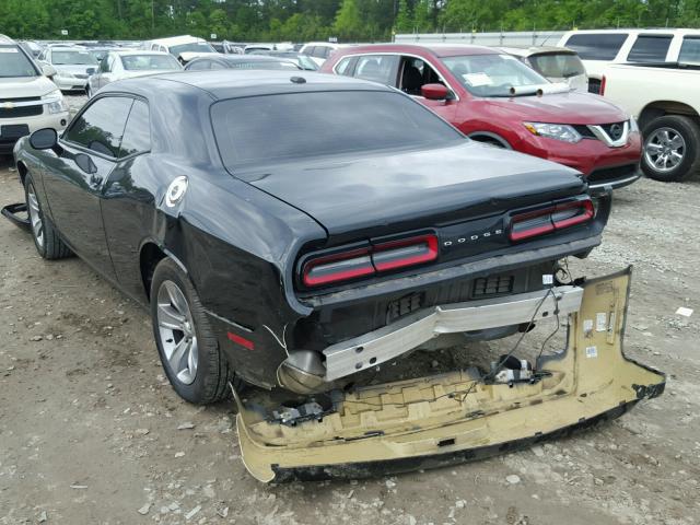 2C3CDZAG8FH709155 - 2015 DODGE CHALLENGER BLACK photo 3