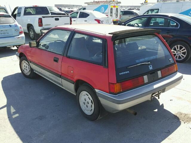 JHMAH5331FS041698 - 1985 HONDA CIVIC 1500 RED photo 3