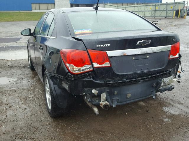 1G10C5SB0E7237354 - 2014 CHEVROLET CRUZE LT BLACK photo 3