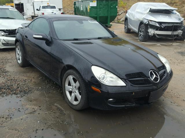 WDBWK54F47F156967 - 2007 MERCEDES-BENZ SLK 280 BLACK photo 1