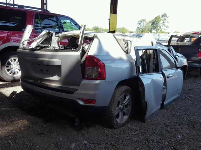 1C4NJCBB2DD258232 - 2013 JEEP COMPASS SP SILVER photo 4