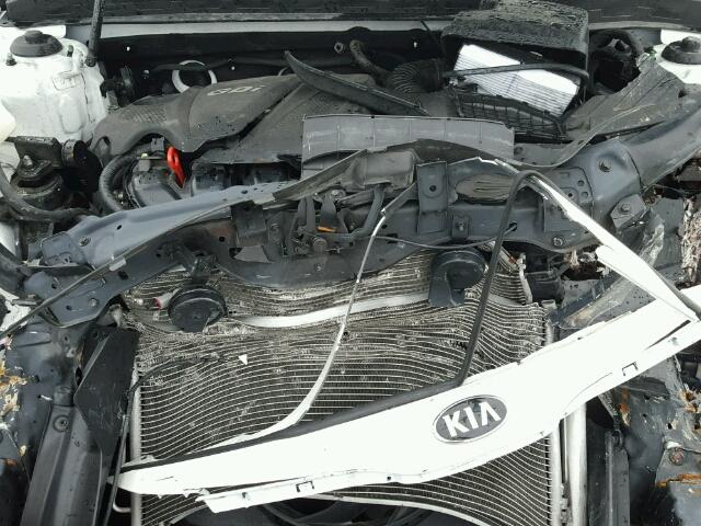 5XXGM4A78FG457037 - 2015 KIA OPTIMA LX WHITE photo 7