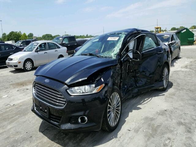 3FA6P0D98FR112848 - 2015 FORD FUSION BLACK photo 2