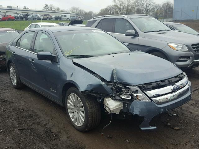 3FADP0L32BR116974 - 2011 FORD FUSION HYB BLUE photo 1