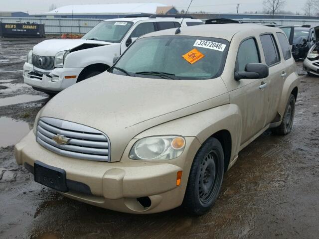 3GNDA13D57S630836 - 2007 CHEVROLET HHR LS BEIGE photo 2