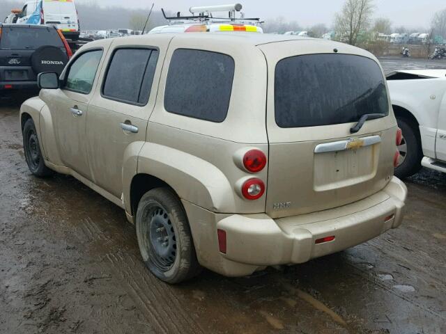 3GNDA13D57S630836 - 2007 CHEVROLET HHR LS BEIGE photo 3