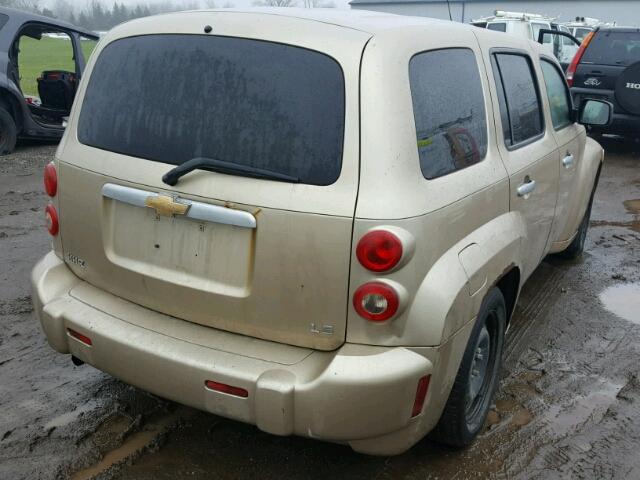 3GNDA13D57S630836 - 2007 CHEVROLET HHR LS BEIGE photo 4