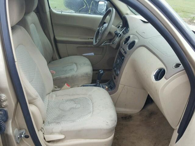 3GNDA13D57S630836 - 2007 CHEVROLET HHR LS BEIGE photo 5