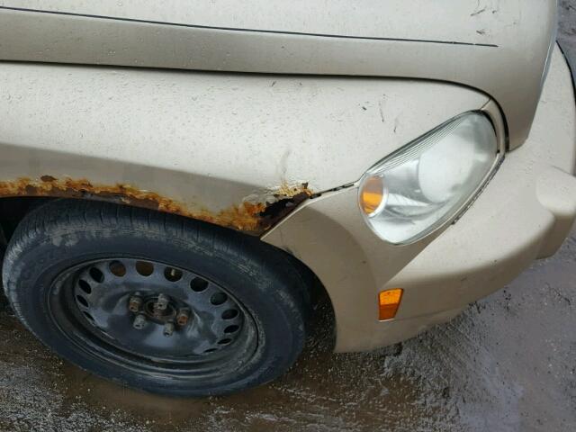 3GNDA13D57S630836 - 2007 CHEVROLET HHR LS BEIGE photo 9