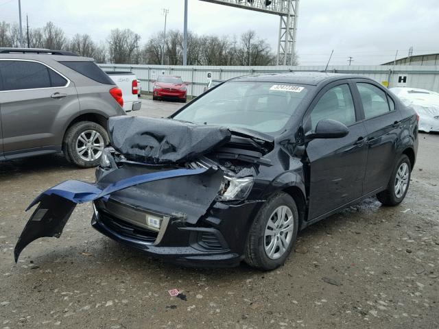 1G1JB5SH0H4172539 - 2017 CHEVROLET SONIC LS 黑色 照片 2